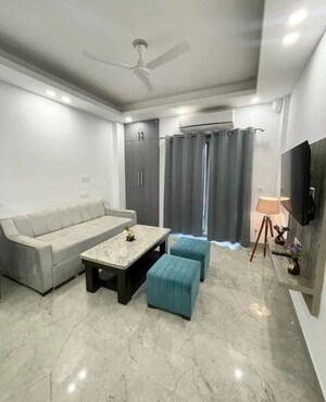 Living Room in 1 BHK Apartment at Saket – for Rent