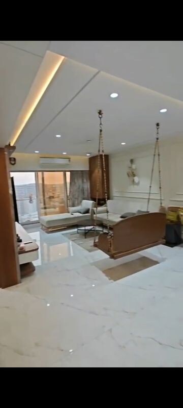 Living Room in 3 BHK Apartment at LK Umang Heights, Andheri West – for Rent