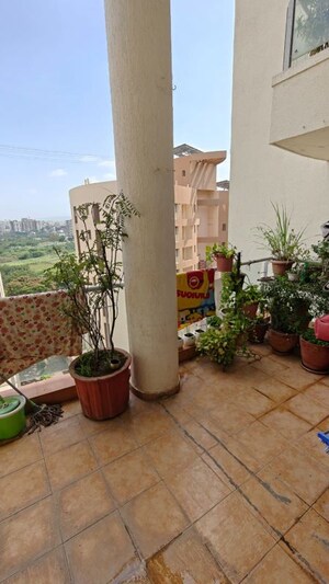 Balcony in 3 BHK Apartment at Ekta California, Nibm Road – for Sale