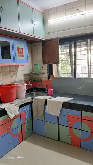 Kitchen in  Apartment at Goregaon West View CHS, Goregaon West – for Rent