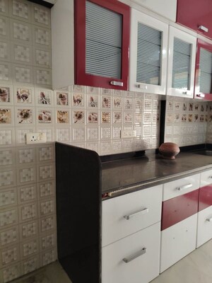 Kitchen in 2 BHK Apartment at The Hard Rock, Kharghar – for Rent