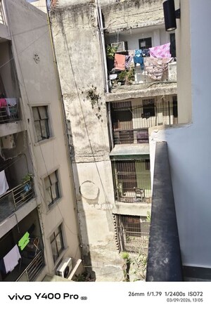 Balcony in 1 BHK Apartment at Saket – for Rent