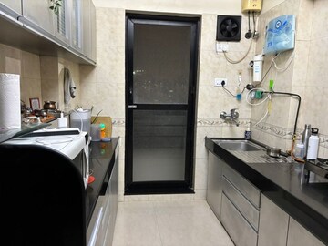 Kitchen in 2 BHK Apartment at Raheja Interface Heights, Malad West – for Rent