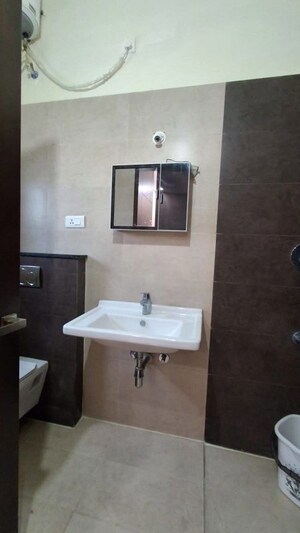Bathroom in 4 BHK Villa at Rajapushpa Green Dale, Tellapur – for Rent