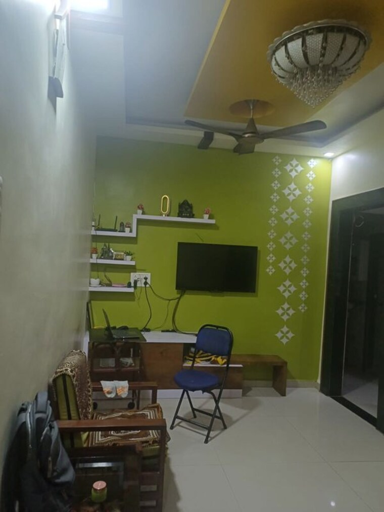 Living Room, rai-heaven 1 Bedroom 580 Sq.Ft. Apartment In Kalyan East Thane 10093516