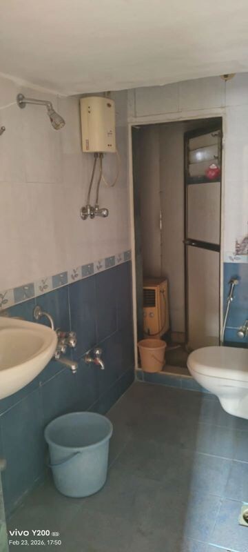 Bathroom in 2 BHK Apartment at Vardhman Gardens, Balkum Pada – for Rent
