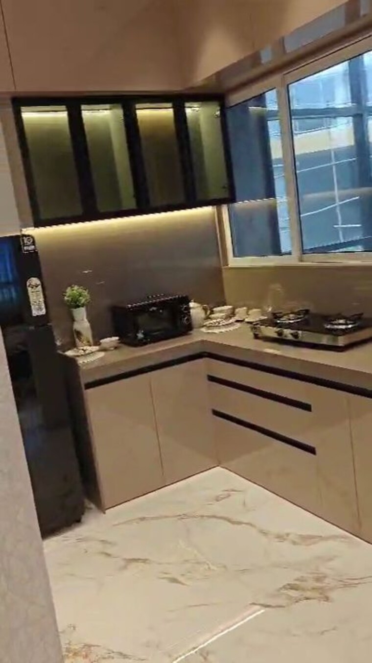 Kitchen, squarefeet-green-square 2 Bedroom 580 Sq.Ft. Apartment In Parkwoods Thane 10093819