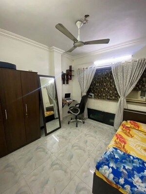 Bedroom in 3 BHK Apartment at Kopar Khairane – for Rent