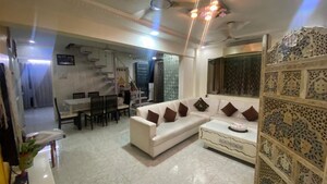 Living Room in 3 BHK Apartment at Kopar Khairane – for Rent