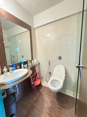 Bathroom in 2 BHK Apartment at Lilium Lantana, Chandivali – for Rent