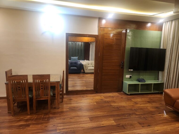 Living Room, bliss-orra 3 Bedroom 1600 Sq.Ft. Apartment In Ambala Highway Zirakpur 10093870