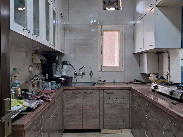 Kitchen, east of kailash 2 Bedroom 1100 Sq.Ft. Builder Floor In East Of Kailash Delhi 10093824