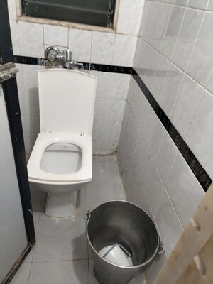 Bathroom in 1 BHK Apartment at Dheeraj Ganga, Malad West – for Rent