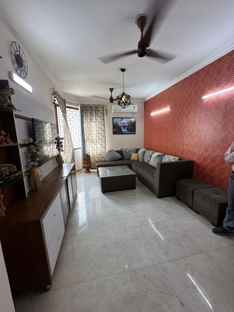 Living Room, dwarka 3 Bedroom 1500 Sq.Ft. Apartment In Dwarka Delhi 10094056