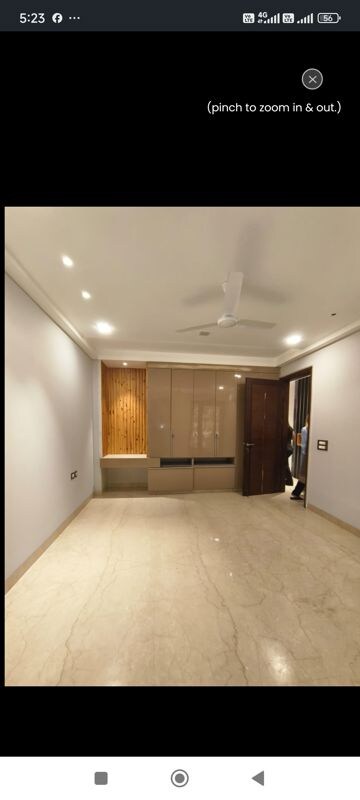Bedroom in 3 BHK Builder Floor at East Of Kailash – for Sale