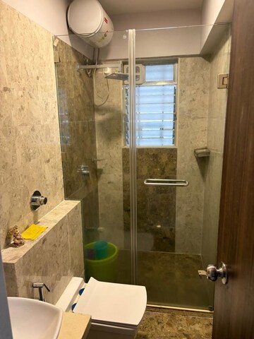 Bathroom in 2 BHK Apartment at Gorwani Palacio, Bandra West – for Rent