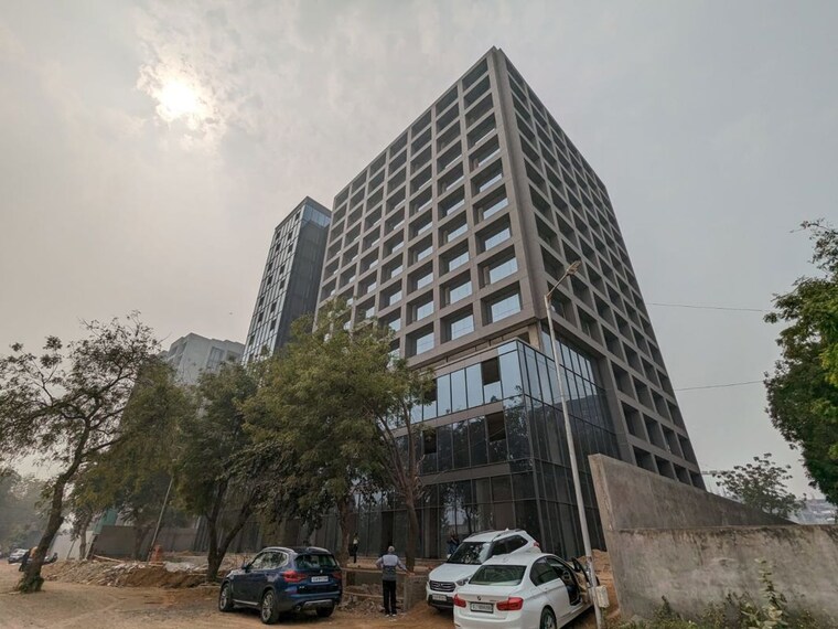 Exterior View, samvaad-east-face Commercial Office Space 755 Sq.Ft. In Ambli Ahmedabad 10094045