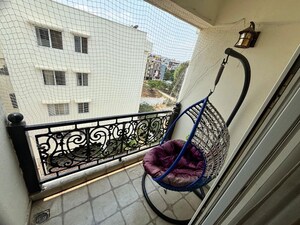 Balcony in 3 BHK Apartment at TG Arte, Kudlu Gate – for Rent