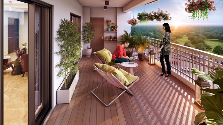 Balcony, kanpur road 2 Bedroom 1557 Sq.Ft. Apartment In Kanpur Road Lucknow 10094122