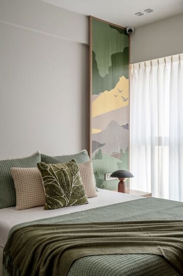 Bedroom in 4 BHK Apartment at Forum Serendipity, Bandra Kurla Complex – for Rent