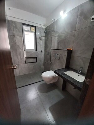 Bathroom in 2 BHK Apartment at Balchand Amaltas Apartments, Bavdhan – for Rent