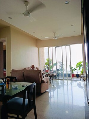 Living Room in 2 BHK Apartment at L&T Crescent Bay T2, Parel – for Rent