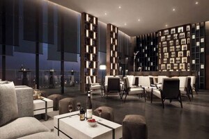 Living Room in 3.5 BHK Apartment at Krisumi Waterfall Suites, Sector 36a – for Sale