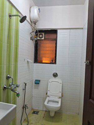 Bathroom in 2 BHK Apartment at Sanghvi Heights, Wadala – for Rent
