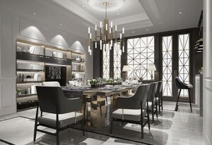 Dining area in 4 BHK Apartment at Tardeo – for Sale