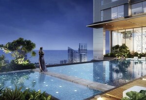 Swimming Pool in 4 BHK Apartment at Tardeo – for Sale