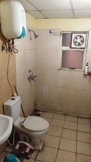 Bathroom in 2 BHK Apartment at Land Craft Golf Links Apartment Phase 2, Pandav Nagar – for Rent