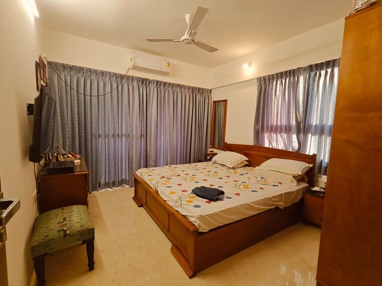 Master Bedroom, belvalkar-ashirwad 3 Bedroom 1340 Sq.Ft. Apartment In Bhandarkar Road Pune 10095027