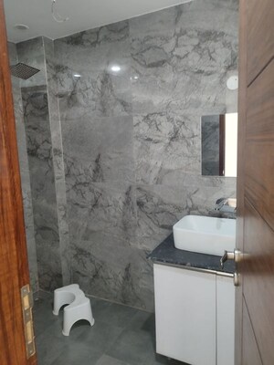 Bathroom in 3 BHK Builder Floor at Freedom Fighters Enclave – for Rent