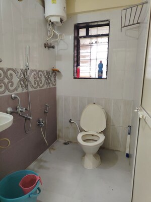 Bathroom in 3 BHK Apartment at The Hard Rock, Kharghar – for Rent