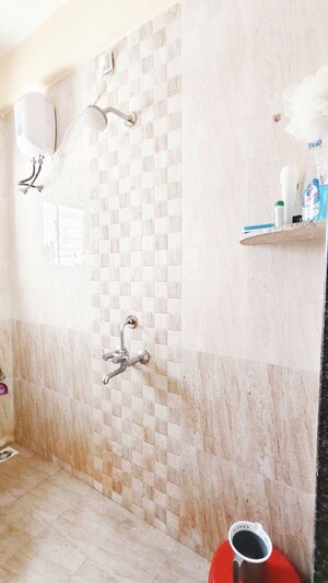 Bathroom in 1 BHK Apartment at Wadgaon Sheri – for Rent