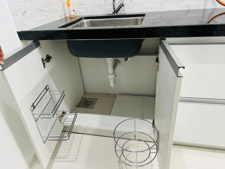 Kitchen, amanora-gold-towers 2 Bedroom 713 Sq.Ft. Builder Floor In Hadapsar Pune 10095474