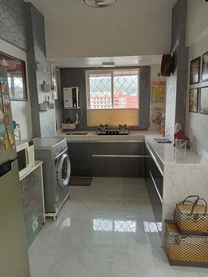 Kitchen in 2 BHK Apartment at Omkar CHS Dadar, Dadar West – for Rent