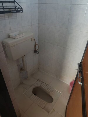 Bathroom in 2 BHK Apartment at Happy Valley Homes, Manpada – for Rent