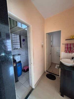 Bathroom in 1 BHK Apartment at Gaj rukmani Apartment, Shivane – for Sale