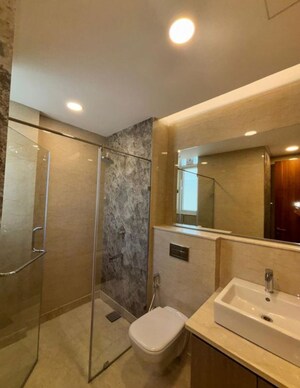 Attached Bathroom in 3 BHK Apartment at Ambience Creacions, Sector 22 – for Rent