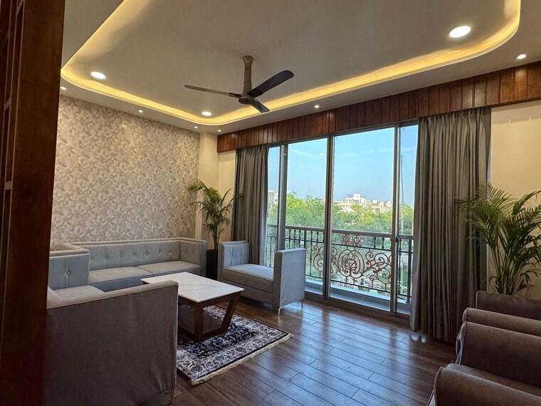Living Room, rishita-mulberry-heights 3.5 Bedroom 2033 Sq.Ft. Apartment In Sushant Golf City Lucknow 10095661