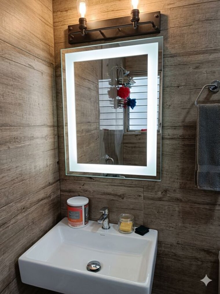 Bathroom, siddha-eden-lake-ville 2 Bedroom 810 Sq.Ft. Apartment In Bt Road Kolkata 10095535