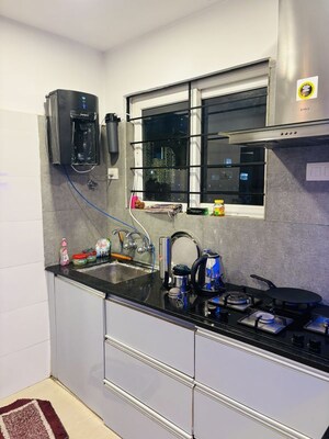 Kitchen in 2 BHK Builder Floor at Anita Residency Madhapur, Madhapur – for Rent