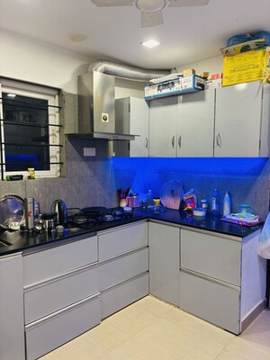 Kitchen in 2 BHK Builder Floor at Anita Residency Madhapur, Madhapur – for Rent