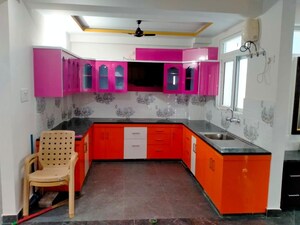 Kitchen in 3 BHK Apartment at Arsha Sumangalam Vrindavan Yojana, Vrindavan Yojna – for Rent