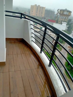 Balcony in 3 BHK Apartment at Arsha Sumangalam Vrindavan Yojana, Vrindavan Yojna – for Rent