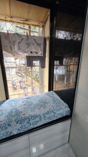 Bedroom in 1 RK Apartment at Vasant Valley Complex, Malad East – for Rent