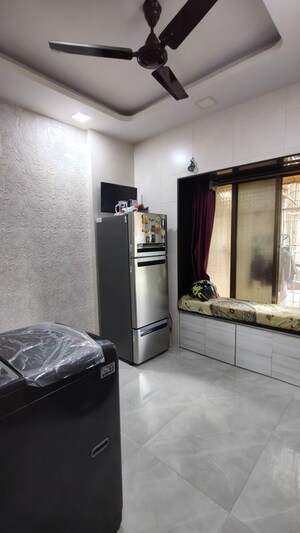 Living Room in 1 RK Apartment at Vasant Valley Complex, Malad East – for Rent