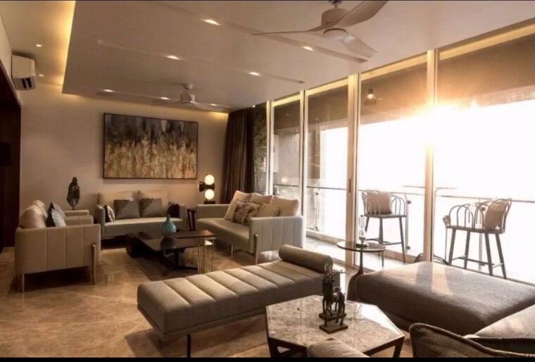 Living Room, andheri west 4 Bedroom 1870 Sq.Ft. Apartment In Andheri West Mumbai 10095799