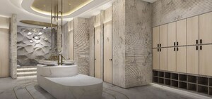 Building Lobby in 3 BHK Apartment at Piramal Mahalaxmi, Mahalaxmi – for Rent